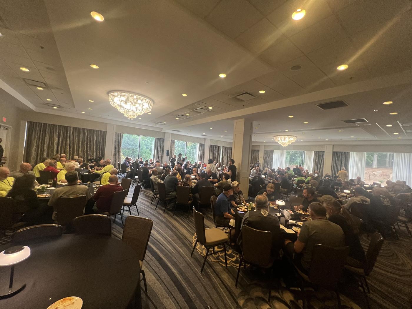 Banquet at the 2025 Ride 2 Remember in Charlotte, North Carolina