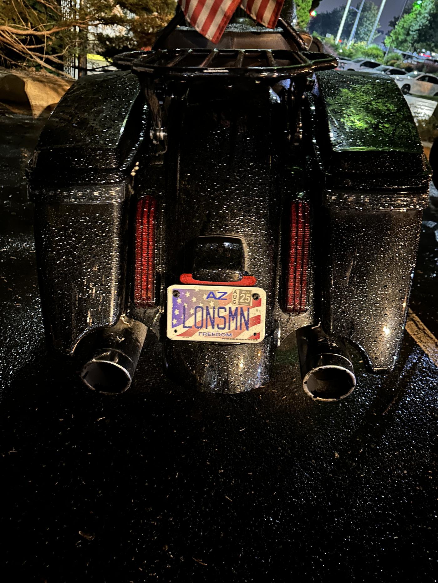 Lonsmen plate on a bike at the 2025 Ride 2 Remember in Charlotte, North Carolina